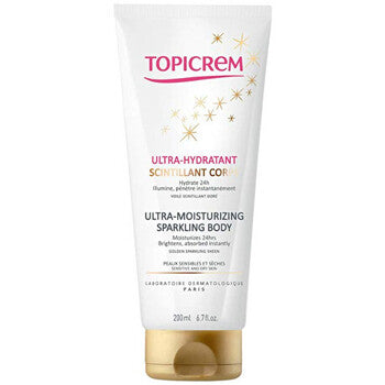 Topicrem - Ultra-Moisturizing Sparkling Body Lotion - Intensively moisturizing body lotion with glitter - 200ml - Feel You