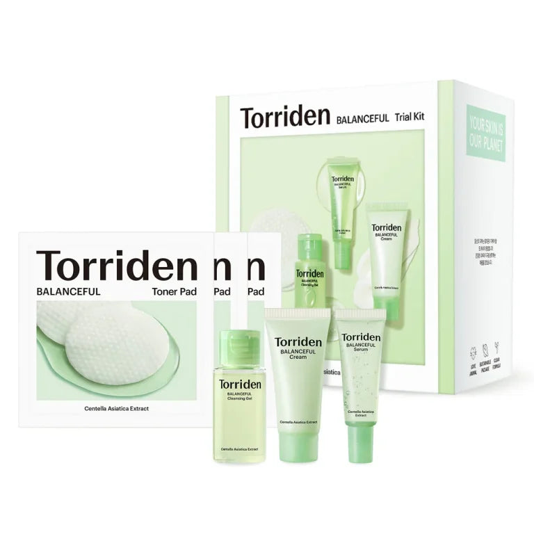 Torriden BALANCEFUL Trial Kit , 30 ml + 10 ml + 20 ml + 2 pcs - Feel You