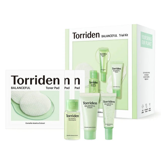 Torriden BALANCEFUL Trial Kit , 30 ml + 10 ml + 20 ml + 2 pcs - Feel You