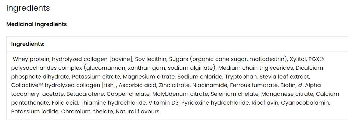 Total Body Collagen | Total Meal Replacement - 855 грама - Feel You