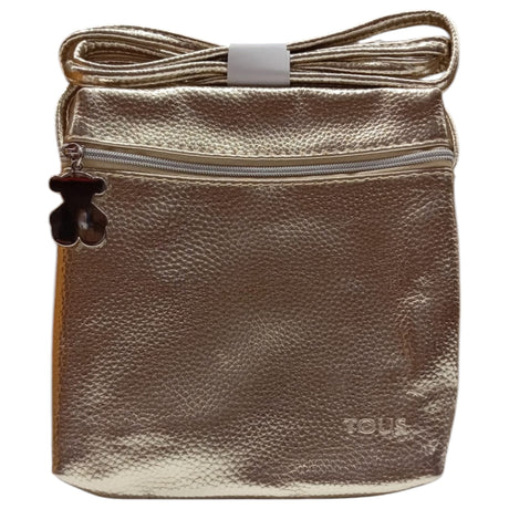 Tous, 15 Anniversary, Textile Bag, Shoulder Bag, Gold, For Women - Feel You