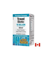 Travel Biotic BB536 - Пробиотик (подкрепа при далечни пътувания), 10 млрд. активни пробиотици, 60 капсули Natural Factors - Feel You