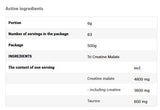 Tri Creatine Malate Powder - 0.500 kg - Feel You