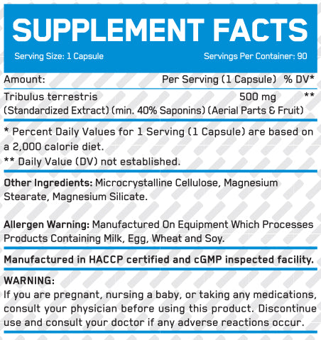 Tribulus 500 mg / 90 caps - Feel You