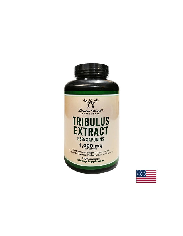 Tribulus Extract/ Трибулус / Бабини зъби Екстракт, 210 капсули Double Wood - Feel You