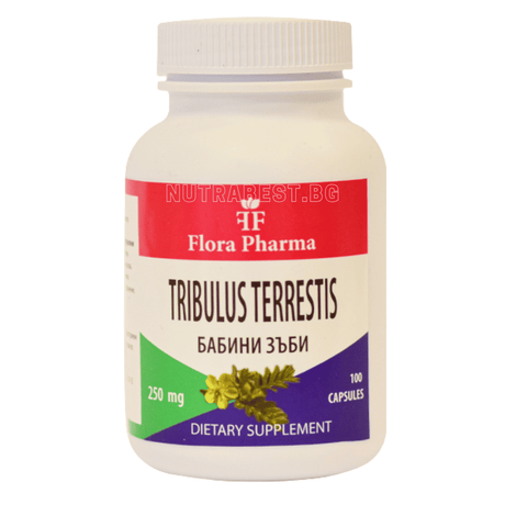 Бабини Зъби Tribulus Terrestris Хранителна Добавка Естествена 33 Дози – 750 мг, 100 Капсули - Feel You