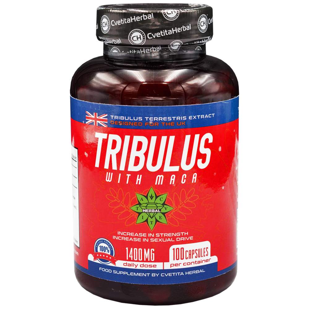 Tribulus With Maca 1400 mg - 100 капсули - Feel You