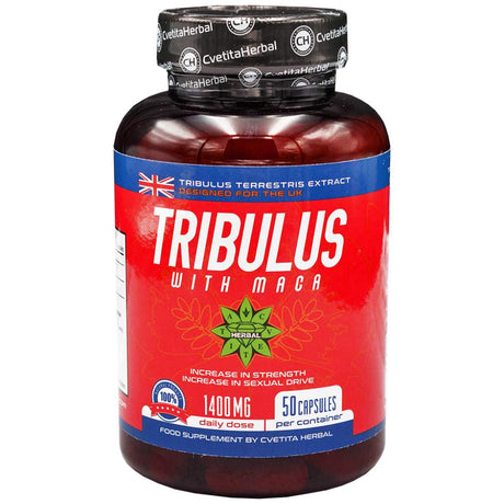 Tribulus With Maca 1400 mg - 50 капсули - Feel You