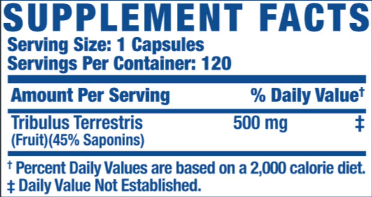 Tribulus XS 500 mg - 120 капсули - Feel You