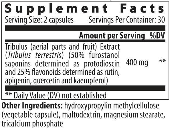 Tristam | Bulgarian Tribulus with 50% Furostanol Saponins 200 mg - 60 капсули - Feel You