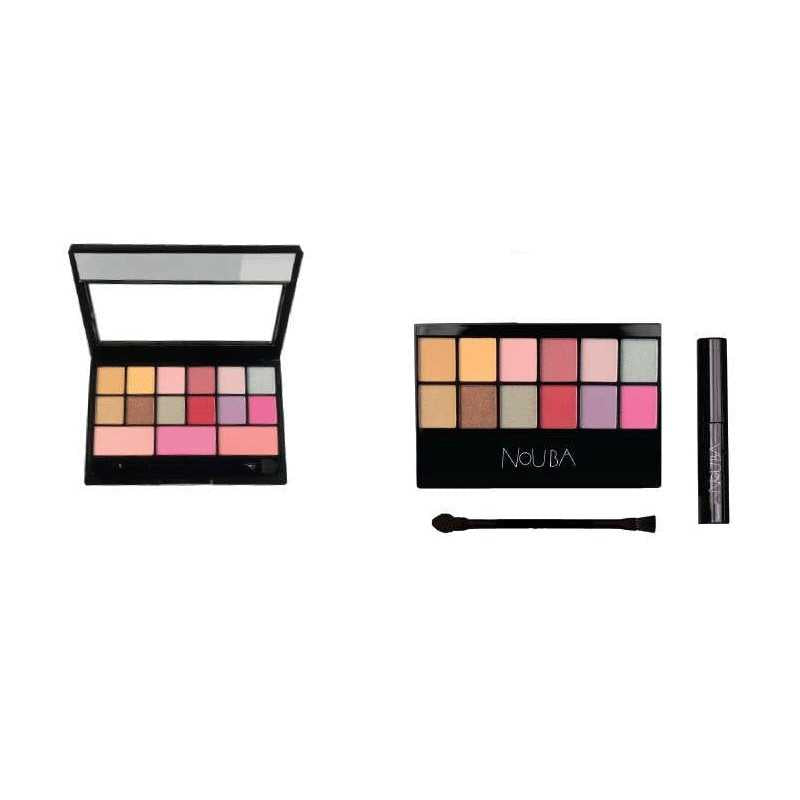 Trousse 237 Set Nouba: Nouba, Multi-use, Face Palette, 12 Shades, 36 g + Nouba, Volum, Mascara - Feel You