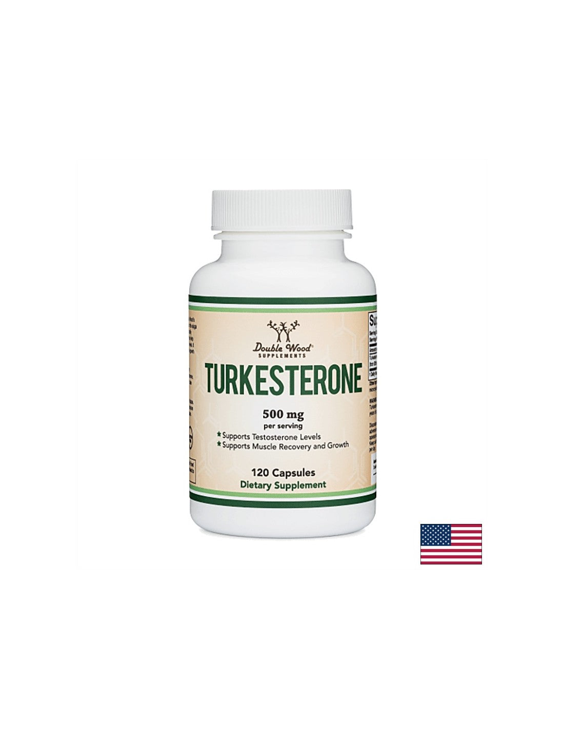 Turkesteron/ Туркестерон, 500 mg, 120 капсули Double Wood - Feel You