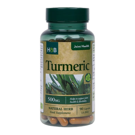 Куркума (Turmeric) 500мг 90 капсули, H&B - Feel You
