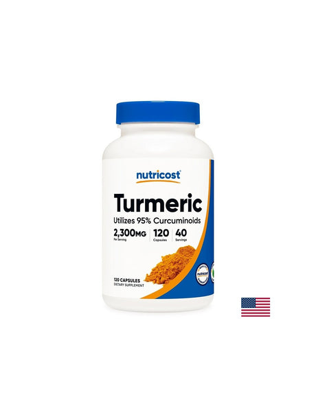 Кости и стави - Turmeric Куркума 766 mg + Черен пипер 5 mg, 120 капсули - Feel You