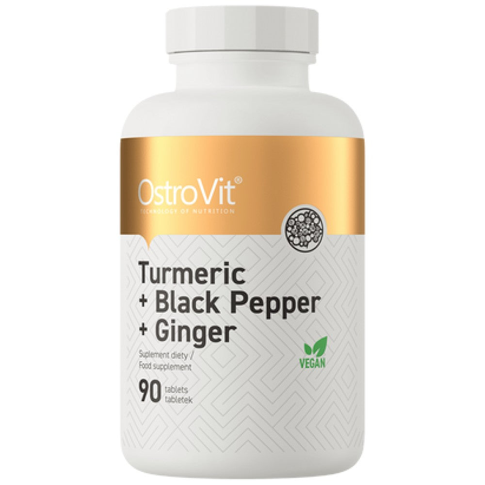 Turmeric + Black Pepper + Ginger - 90 Таблетки - Feel You