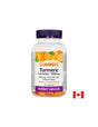 Turmeric Curcumin Gummies / Куркума, 120 желирани таблетки с вкус на портокал Webber Naturals - Feel You