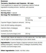 Turmeric, Hawthorn and Cayenne 60 капсули - Feel You