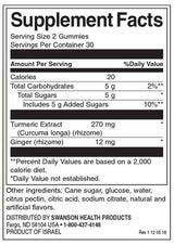 Turmeric with Ginger Gummies - Tropical Paradise 60 желирани бонбони - Feel You