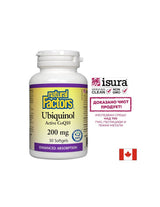 Ubiquinol Active CoQ10/ Убиквинол Активен Коензим 200 mg x 30 софтгел капсули Natural Factors - Feel You