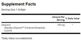 Ubiquinol Enchanced Bioactivity CoQ10 100 mg - 60 Гел капсули - Feel You