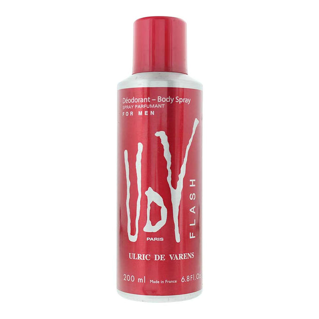 Ulric De Varens, Flash, Deodorant Spray, For Men, 200 ml - Feel You