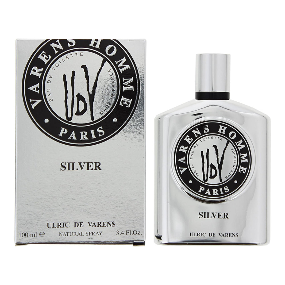 Ulric De Varens, UDV Silver, Eau De Toilette, For Men, 100 ml - Feel You