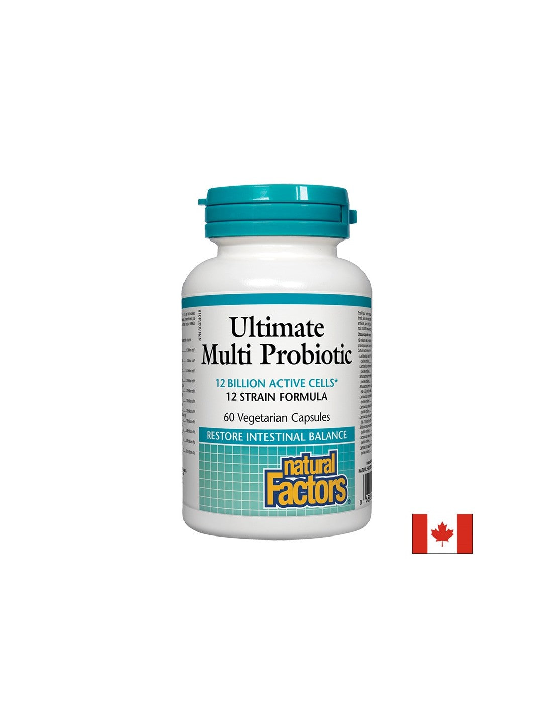 Ultimate Multi Probiotic 12 Billion Active Cells - 60 капсули - Feel You