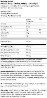 Ultimate Omega 1280 mg + CoQ10 - 60 Гел капсули - Feel You