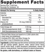 Ultimate Omega 2X Mini 1120 mg | With Vitamin D3 - 60 Гел капсули - Feel You