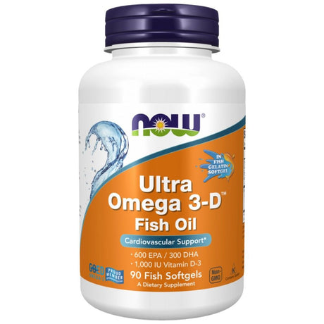 Ultra Omega 3-D with Vitamin D-3 - 90 Гел капсули - Feel You
