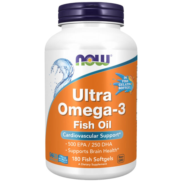 Ultra Omega 3 | Fish Gelatin Softgels - 180 Гел капсули - Feel You