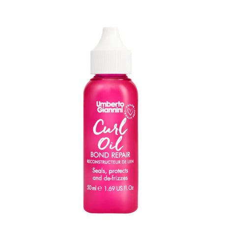 Umberto Giannini, Curl Oil Bond Repair, Silicone-free, Hair Oil Treatment, Frizz Control & Moisturising, 50 ml - Feel You