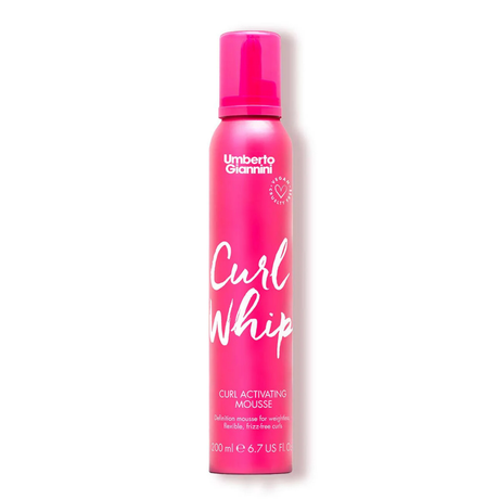 Umberto Giannini, Curl Whip, Hair Styling Mousse, Curl Activation, 200 ml - Feel You