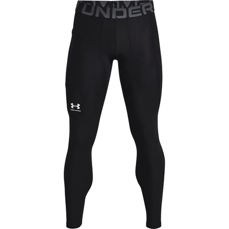 Under Armour, HeatGear, Sports Men Synthetic Leggings, Black, Size S - Feel You