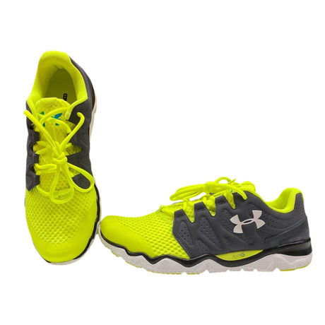 Under Armour, Micro G Optimum, Sport Shoes, Grey/Neon, For Men, 8/42.5 - Feel You