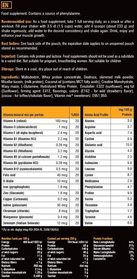 Massive Mass Gainer - 3500 грама - Feel You