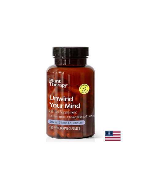 Unwind Your Mind – Концентрация и нервна система, 120 веган капсули - Feel You