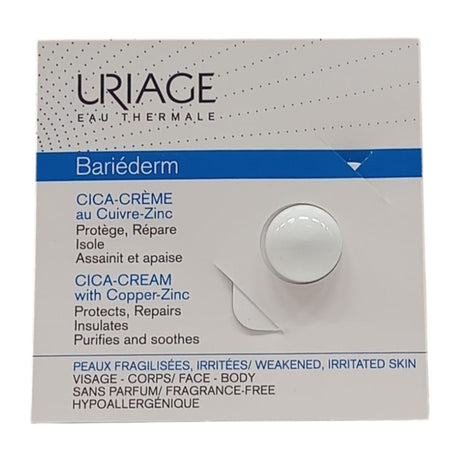 Uriage, Bariederm, Repairing, Cream, For Face & Body, 0.7 ml *Sample - Feel You