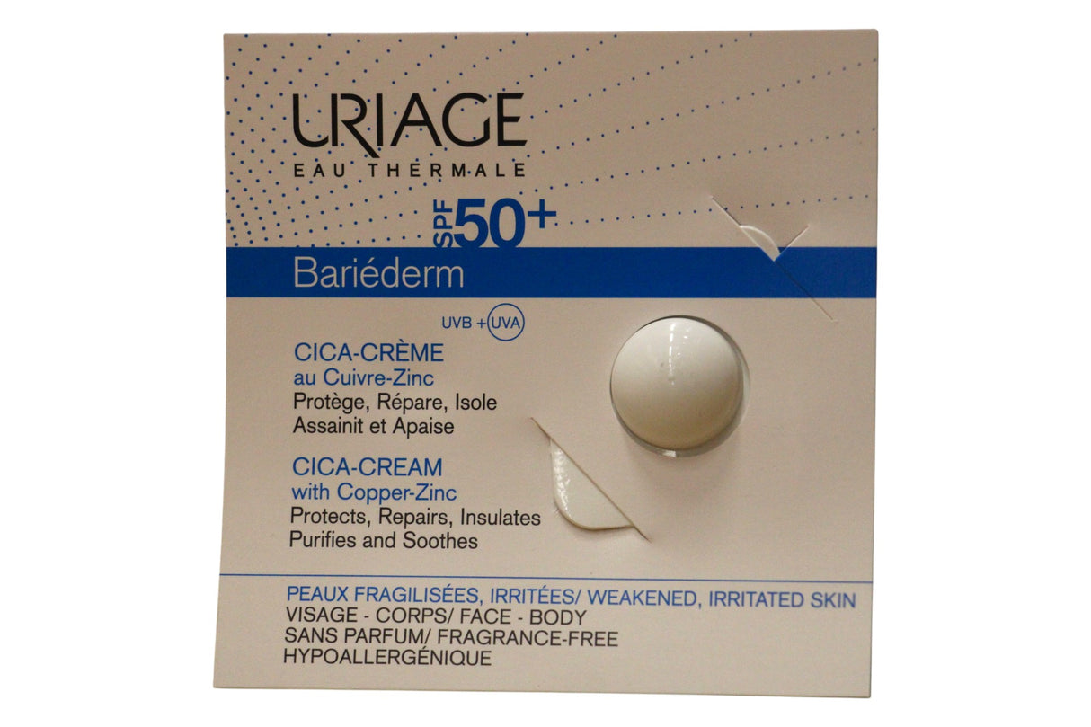 Uriage, Bariederm, Repairing, Cream, For Face & Body, SPF 50+, 0.7 ml *Sample - Feel You