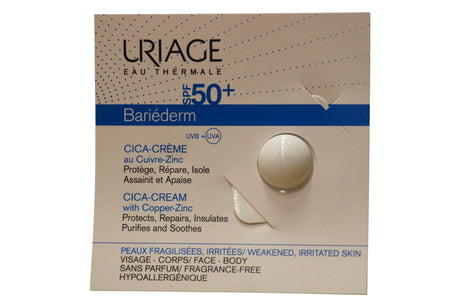 Uriage, Bariederm, Repairing, Cream, For Face & Body, SPF 50+, 0.7 ml *Sample - Feel You