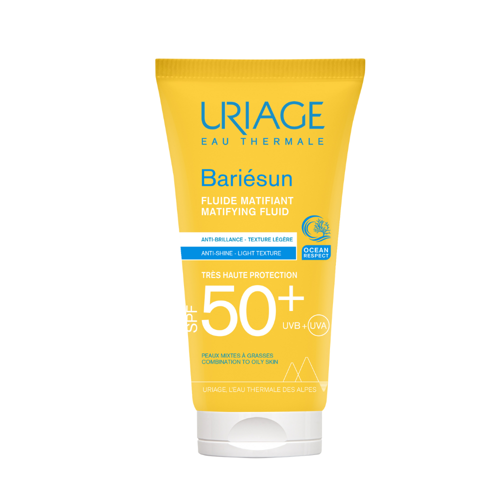 Uriage - Sunscreen Matting Fluid SPF 50+ Bariésun Mat (Fluid Very Hight Protection) 50 ml - 50ml - Feel You