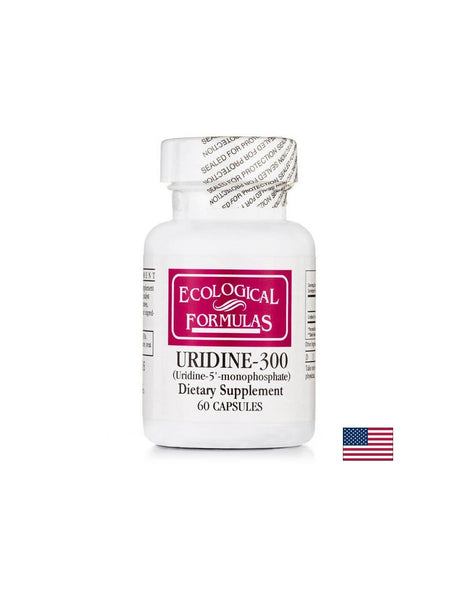 Uridine-300 Uridine-5-Monophosphate / Уридин-300 Уридин-5-Монофосфат, 60 капсули Ecological Formulas - Feel You