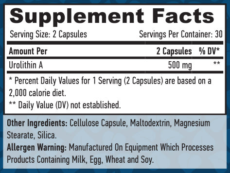 Urolithin A 250 mg / 60 Vcaps - Feel You