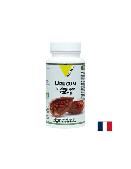 Коса и кожа - Анато - Urucum Biologique, 700 mg x 60 капсули - Feel You