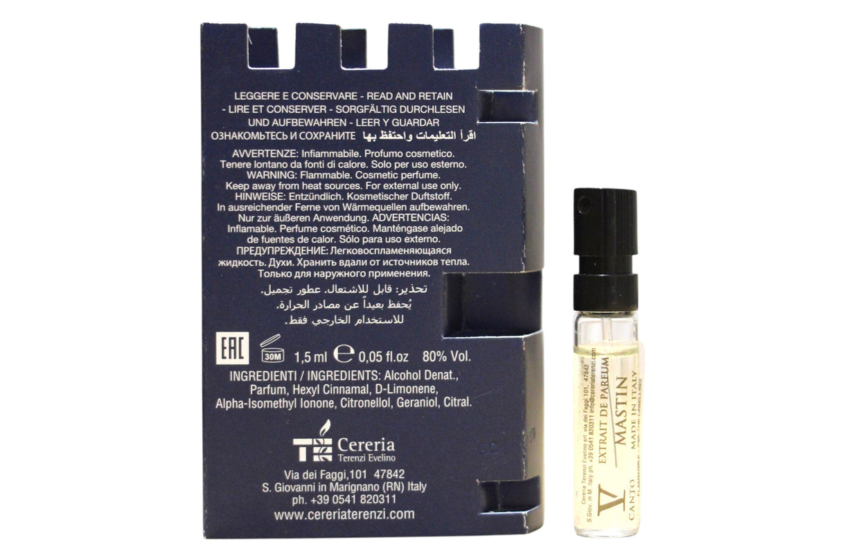 V Canto, Mastin, Extrait De Parfum, Unisex, 1.5 ml *Vial - Feel You