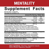 Mentality | Energy and Focus Nootropic 60 капсули - Feel You