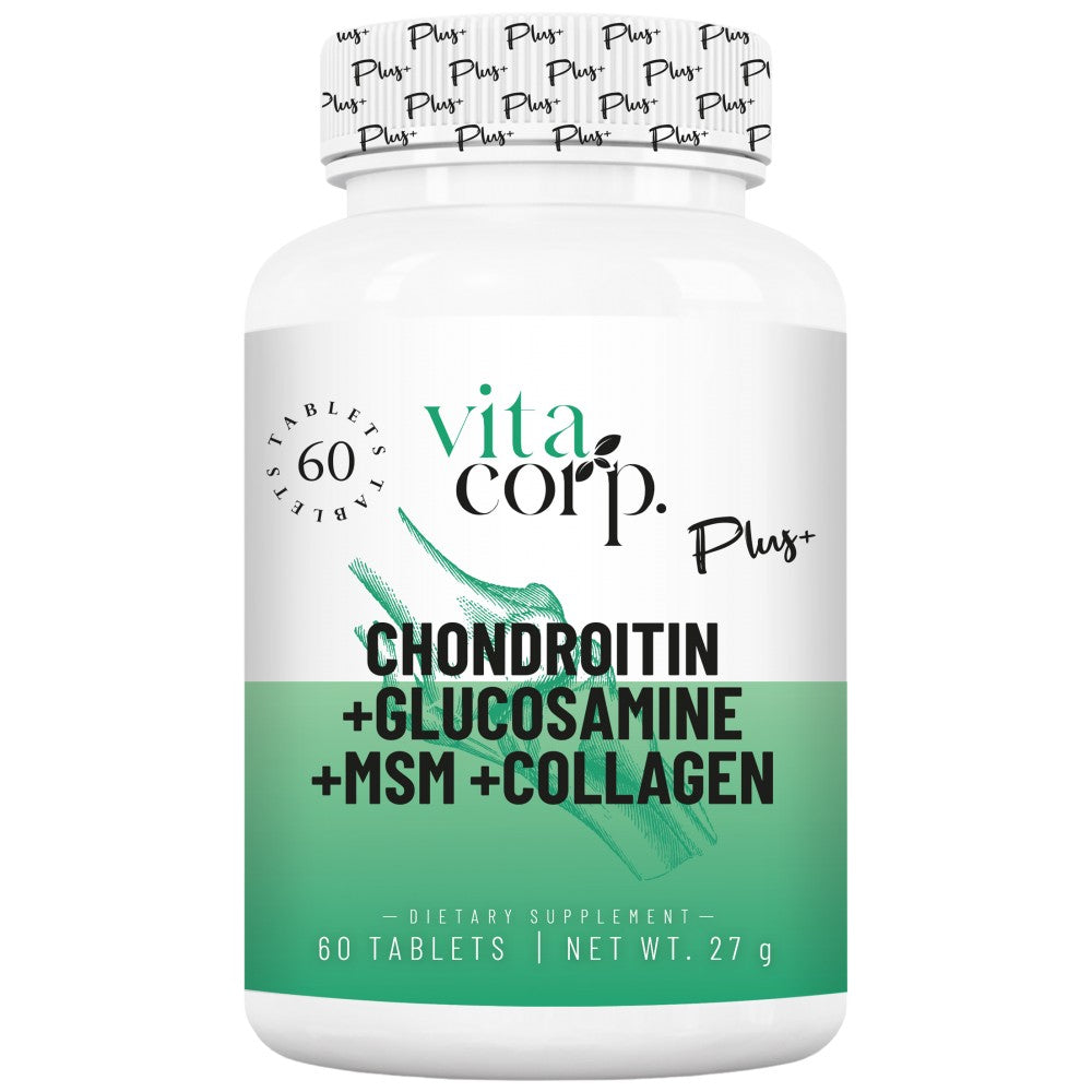 Chondroitin + Glucosamine + MSM + Collagen - 60 Таблетки - Feel You