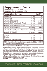 VITAMIN B-COMPLEX - 100 Capsules