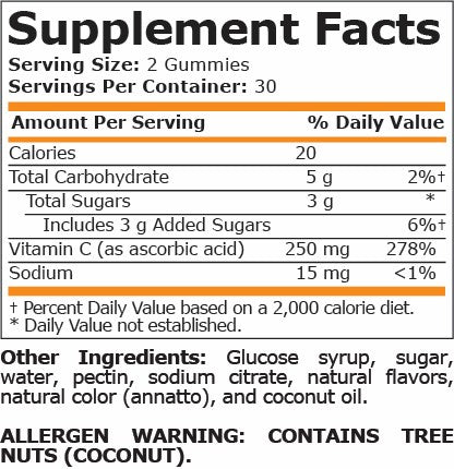 VITAMIN C ORANGE - 60 Gummies