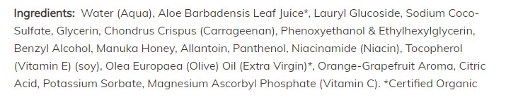 Почистващ гел с витамин С и манука мед - VITAMIN C & MANUKA HONEY CLEANSER - 118 ml - Feel You